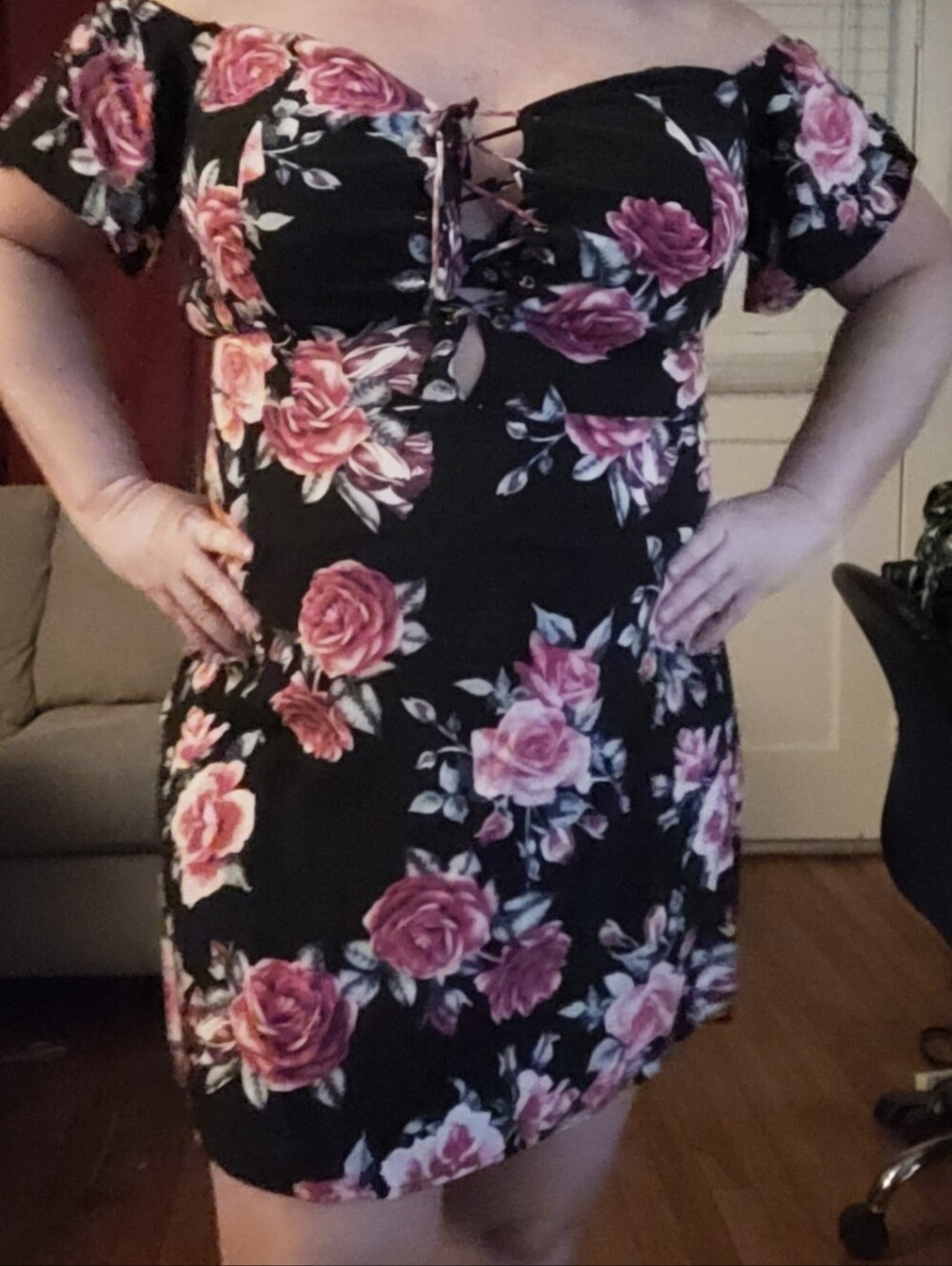 Charlotte Russe Lightweight Floral Dress XL